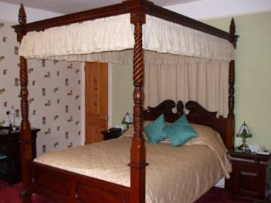 Plas Dolguog Hotel Four Poster room
